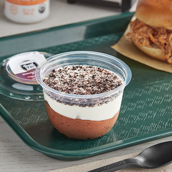 Our Specialty Treat Shop Chocolate Mousse Parfait Cup 4.5 oz. - 8/Case