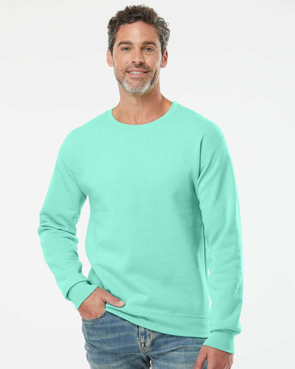 JERZEES® NuBlend Crewneck Long Sleeve Sweatshirt