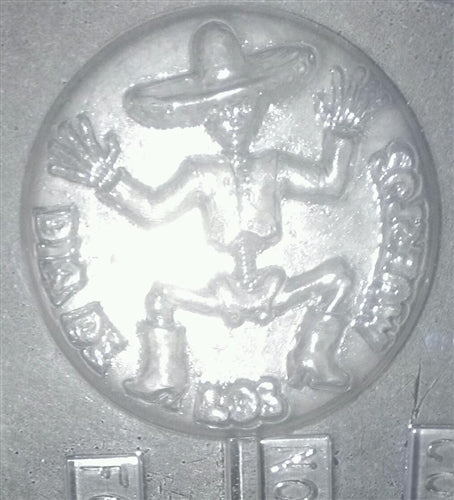 Dia De Los Muertos Sucker Chocolate Mold