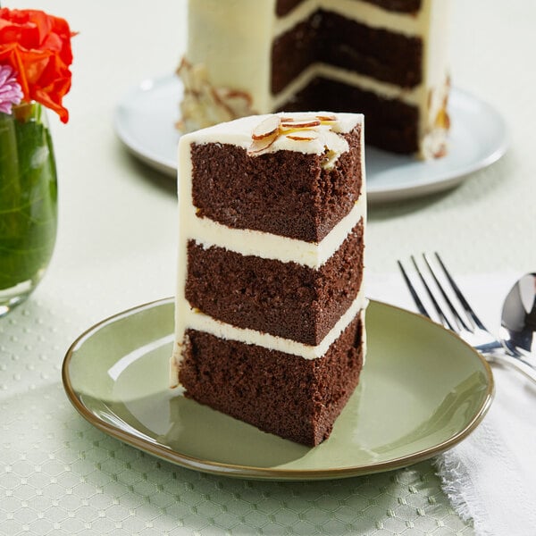 Rich's Allen Un-Iced Round Chocolate Cake 4.23 oz. - 48/Case