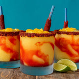 Oregon Mango Diced Pourable Fruit 35 oz. - 6/Case