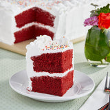 Rich's Allen Un-Iced Red Velvet Cake 1/2 Sheet 57.85 oz. - 5/Case