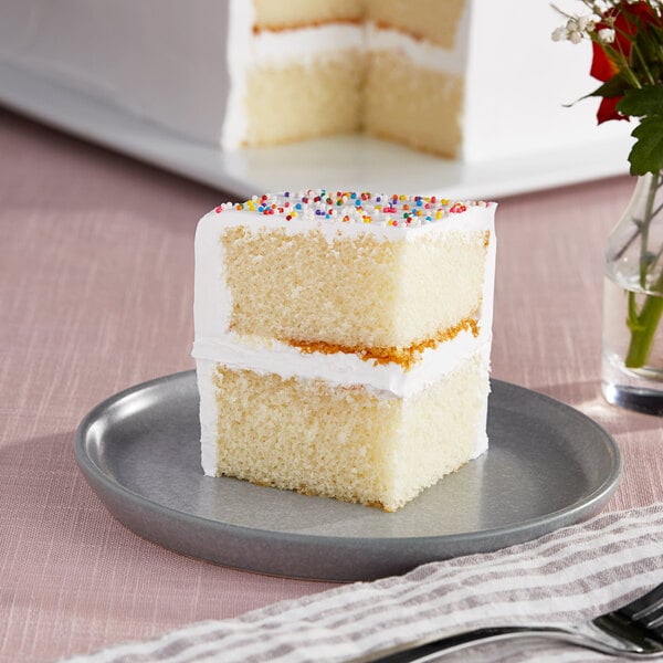 Rich's Allen Un-Iced White Cake Full Sheet 115.7 oz. - 3/Case