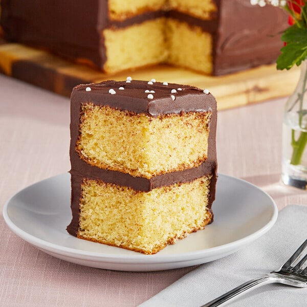 Rich's Un-Iced Sponge Cake 1/2 Sheet 55.73 oz. - 6/Case