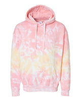 Colortone® Tie-Dyed Hooded Turtle Neck Long Sleve Sweatshirt