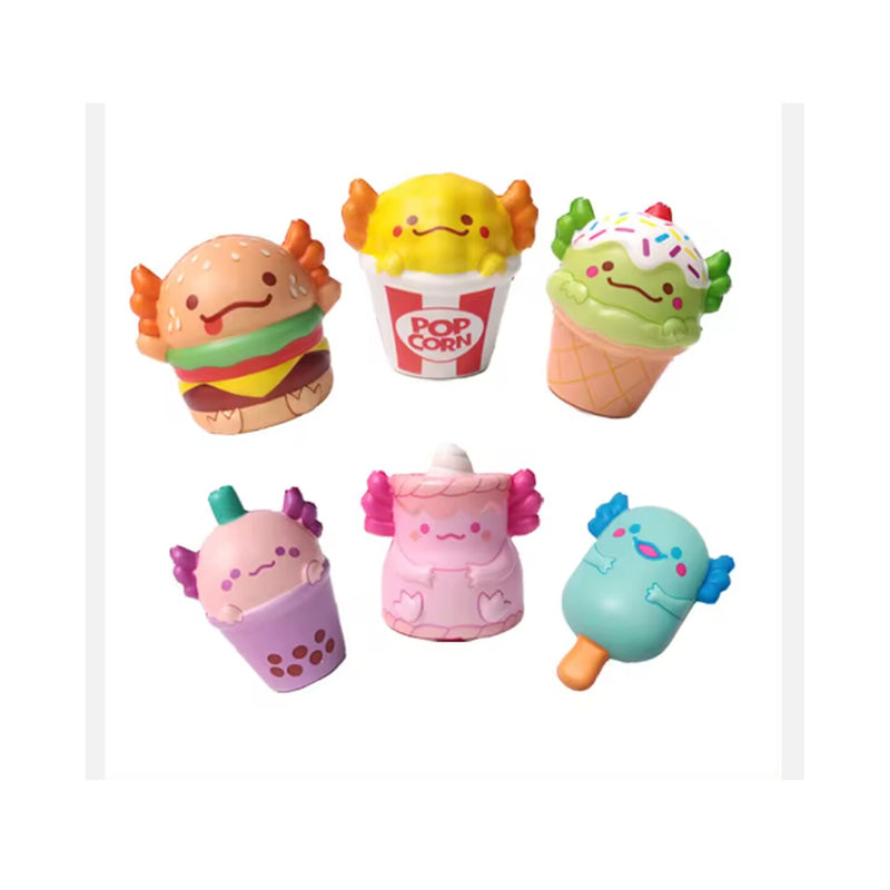 Squish Mini Axolotl Foodie 2 Inch 1 unit 24 Count