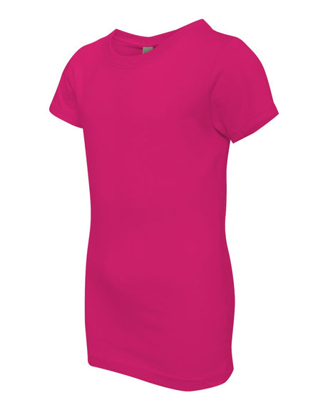24 PACK: Next Level® Girls Cotton Princess Crewneck Short Sleeve T-Shirt