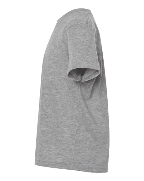 24 Pack : Tultex® Youth Poly-Rich Crewneck Short Sleeve T-Shirt