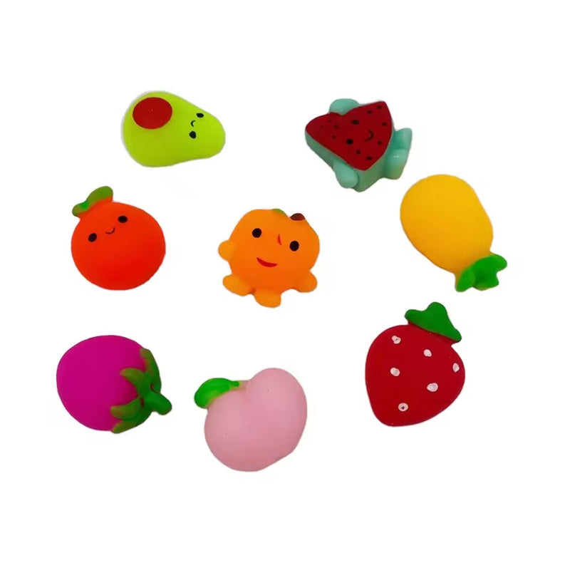 Mochi Gummy Fruit Toys Compact and Portable, Fits Comfortably