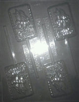 Ghost Coaster Sucker Chocolate Mold