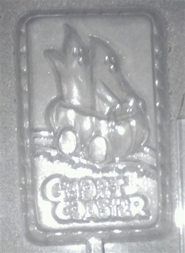 Ghost Coaster Sucker Chocolate Mold