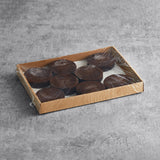 Rich's Allen Un-Iced Round Chocolate Cake 4.23 oz. - 48/Case