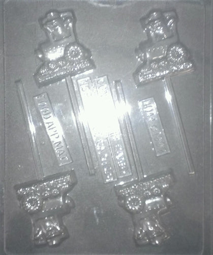 Halloween Express Train Chocolate Sucker Mold