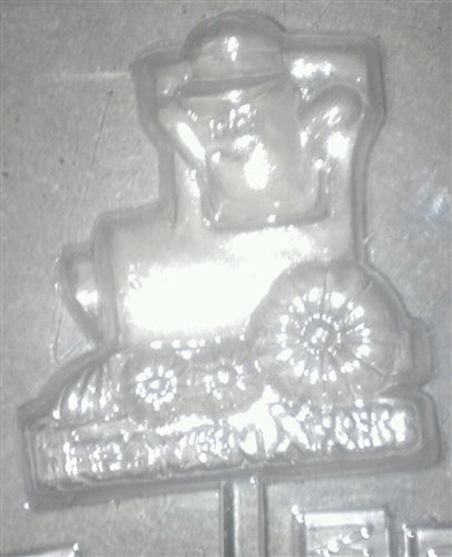 Halloween Express Train Chocolate Sucker Mold