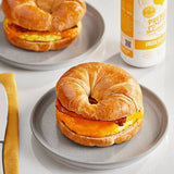 Pillsbury Fully Baked Sliced Croissant Sandwich Bun 2.5 oz. - 64/Case