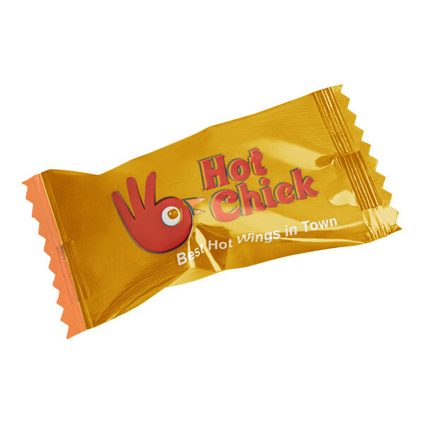 Customizable Soft Peppermints with Gold Wrapper - 1,000/Case
