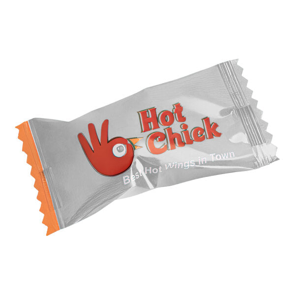 Customizable Red Peppermint Starlites with White Wrapper - 3,000/Case