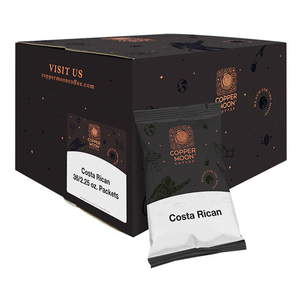 Copper Moon Costa Rican Blend Coffee Portion Pack 2.25 oz. - 36/Case