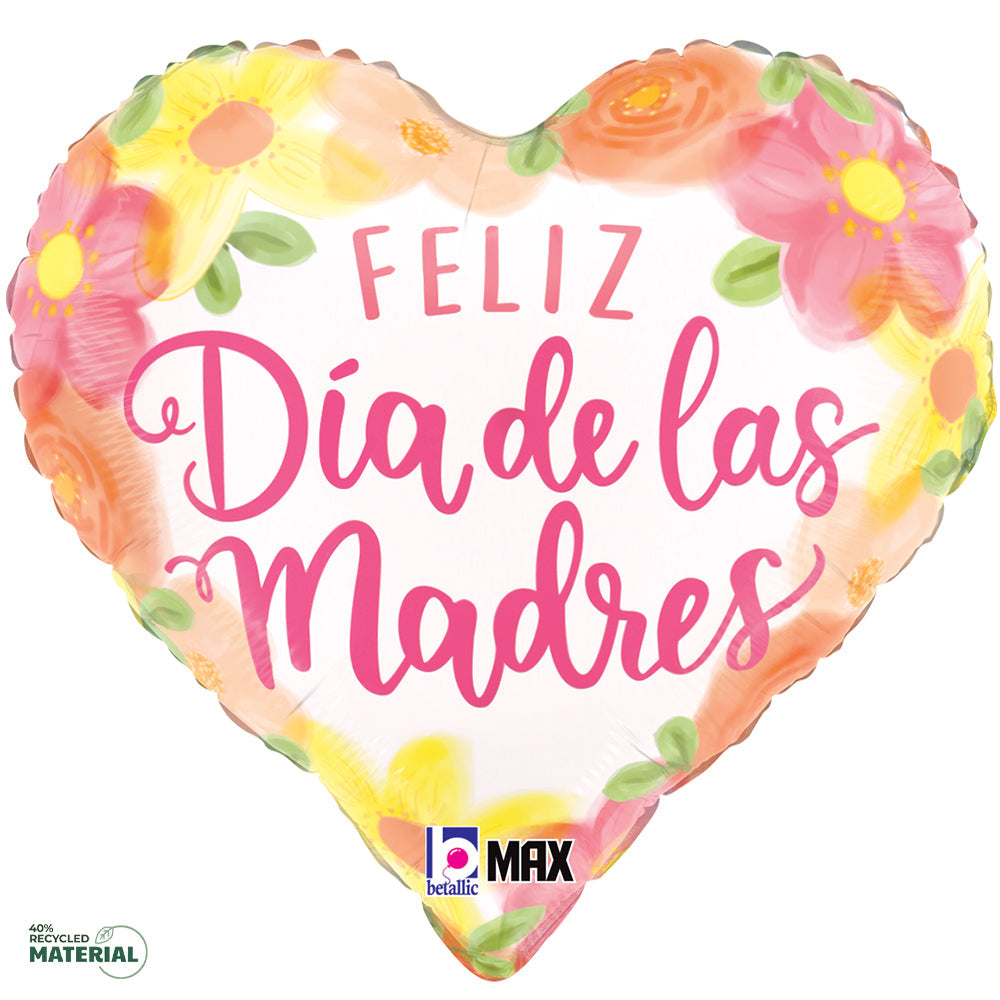 Foil Balloon Feliz Dia De Las Madres Flor
