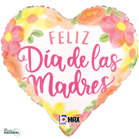 Foil Balloon Feliz Dia De Las Madres Flor