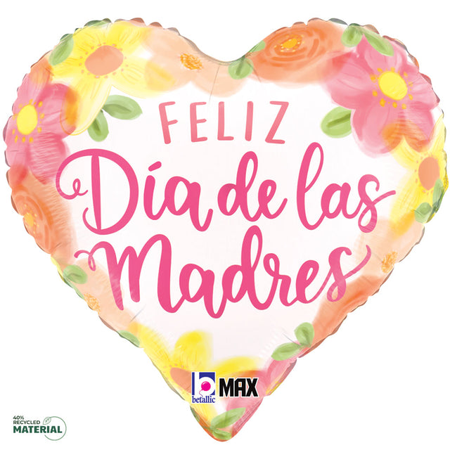 Foil Balloon Feliz Dia De Las Madres Flor