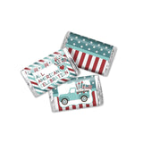 AmandaCreation All American Mini Candy Bar Wrappers 45 Pieces