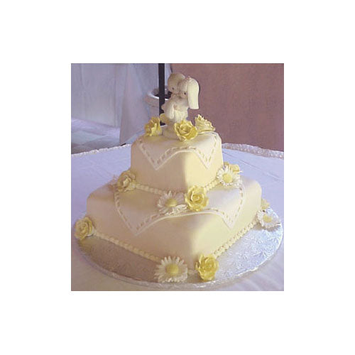 Satin Ice Rolled Fondant 20 lb. Container - Ivory Certified Kosher