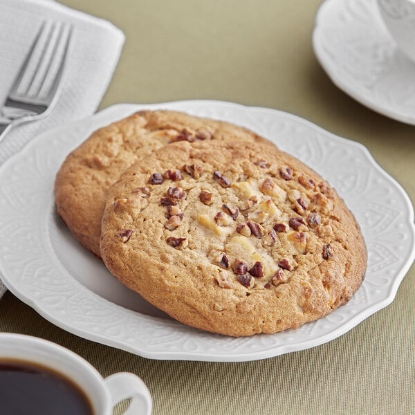David's Cookies Decadent Pumpkin White Chocolate Pecan Cookie Dough 4.5 oz. - 80/Case