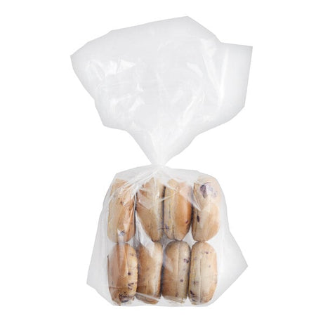 Original Bagels Tribute Baking Company New York Style Pre-Sliced Blueberry Mini Bagel 2 oz. - 144/Case
