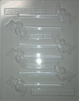 Flying Ghost In Hat Sucker Chocolate Mold