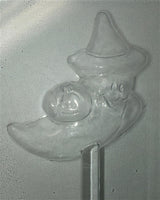 Flying Ghost In Hat Sucker Chocolate Mold