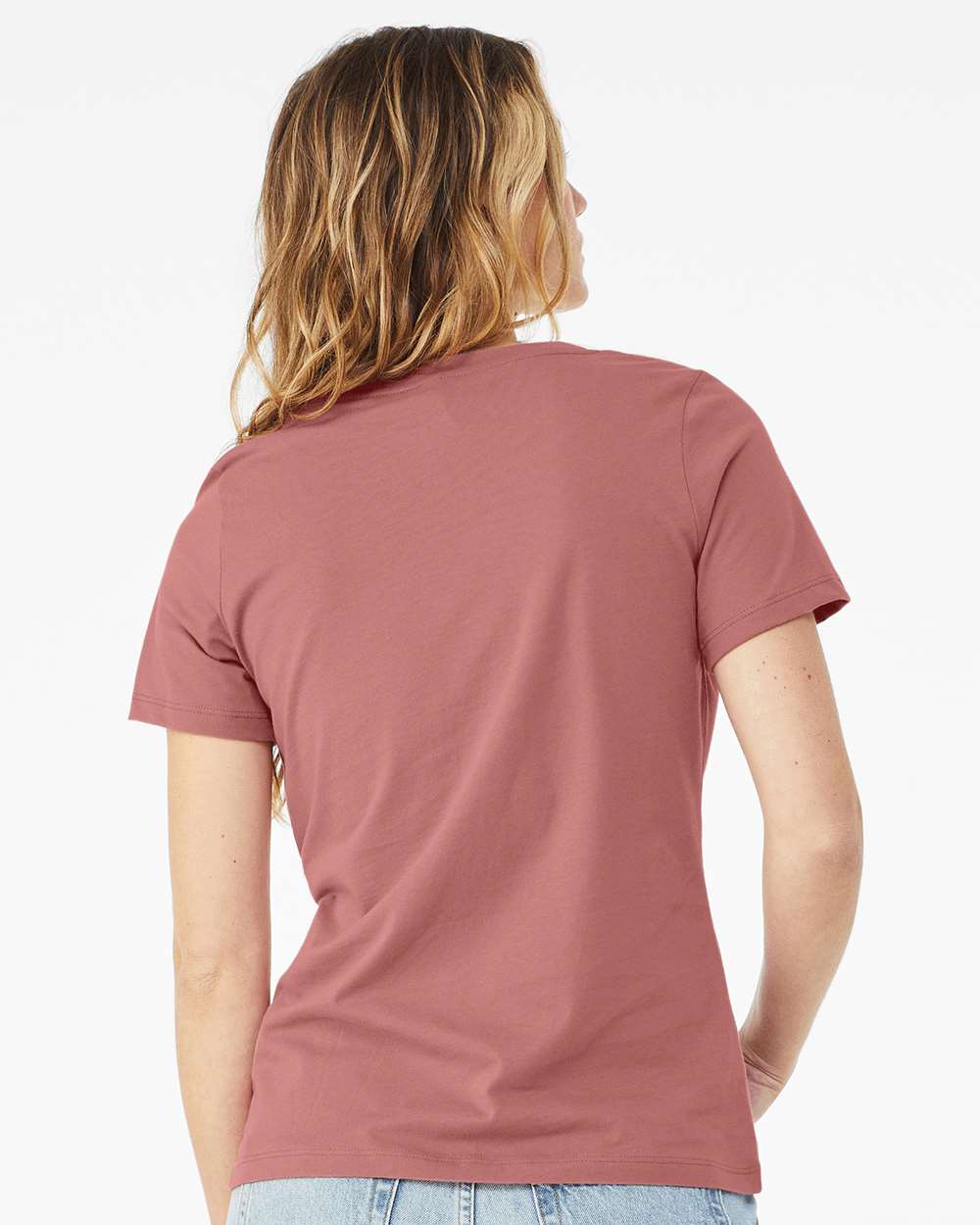 BELLA + CANVAS® Women's Relaxed Jersey V-Neck Tee - 6405