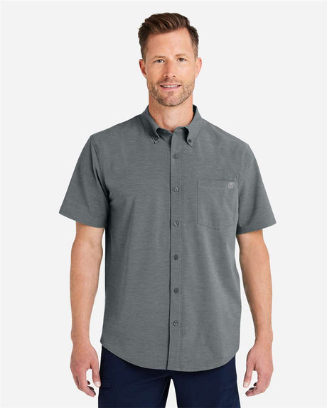 HUK® Men’s Kona Solid Performance Shirt UPF 30 Protection & Four-Way Stretch