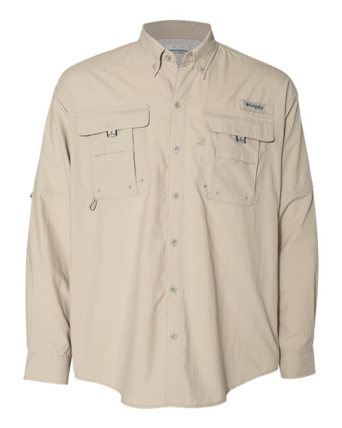 HUK® Men’s Bahama Outdoor Shirt Moisture Wicking Sun Safe Button Up Fishing Top
