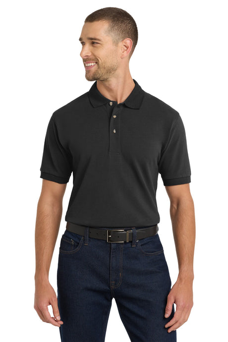 Port Authority® Heavyweight Cotton Pique Polo
