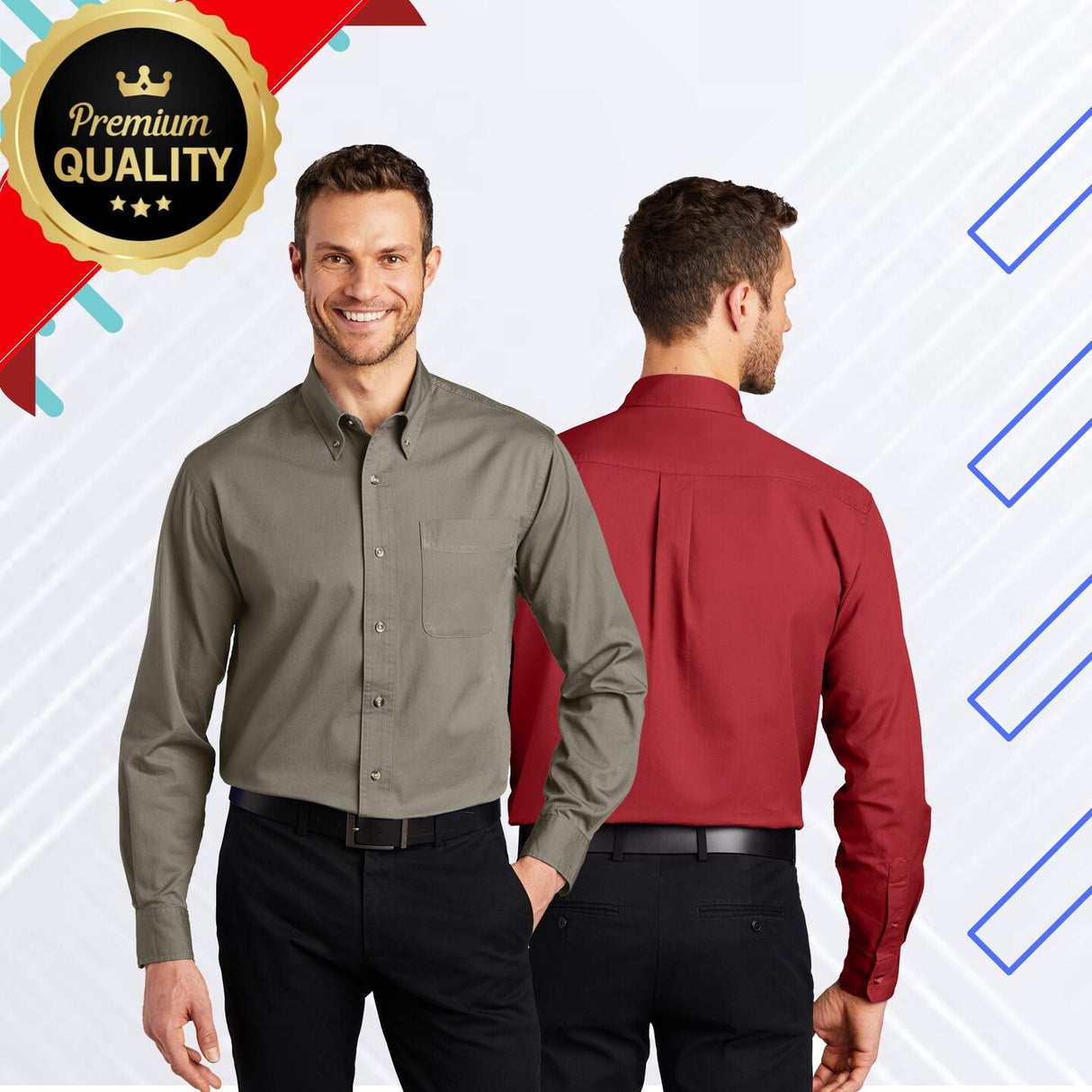 Port Authority® Long Sleeve Twill Shirt