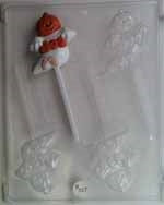 Pumpkin Head Boo Chocolate Sucker Mold - CCH027