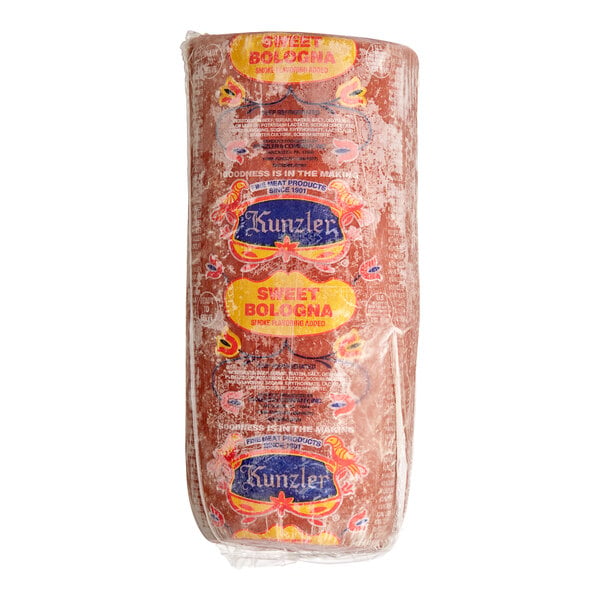 Kunzler 7 lb. Sweet Bologna - 2/Case