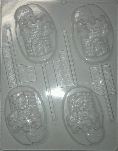 Ghosts In Tower Sucker Chocolate Mold