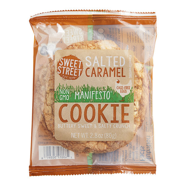 Sweet Street Desserts Salted Caramel Cookie 2.94 oz. - 48/Case