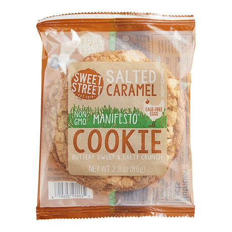 Sweet Street Desserts Salted Caramel Cookie 2.94 oz. - 48/Case