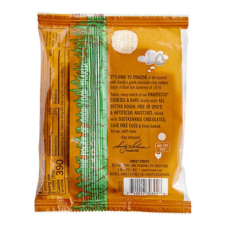 Sweet Street Desserts Salted Caramel Cookie 2.94 oz. - 48/Case