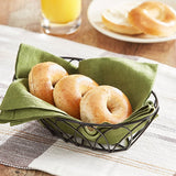 Original Bagels Tribute Baking Company New York Style Pre-Sliced Whole Wheat Mini Bagel 2 oz. - 144/Case