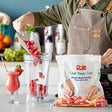 Dole Chef-Ready Cuts IQF Sliced Strawberries 5 lb. - 2/Case