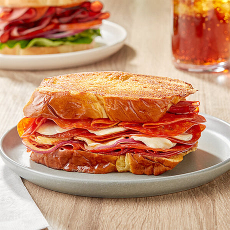 Margherita 2 lb. Sandwich Style Sliced Pepperoni - 8/Case