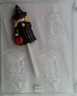 Girl Witch Lollipop Chocolate Mold
