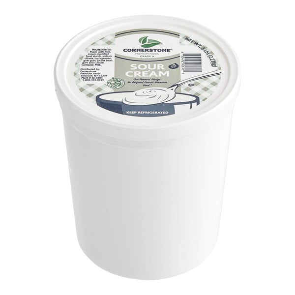 Friendship Dairies 5 lb. Sour Cream Tub - 4/Case