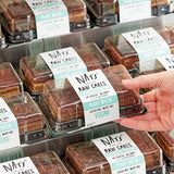 Nats Rawline Plant-Based Vegan Tiramisu Raw Cake Square Duo Pack 4.6 oz. - 12/Case