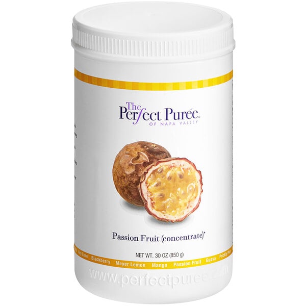 Perfect Puree Passion Fruit 100% Fruit Concentrate 30 oz.