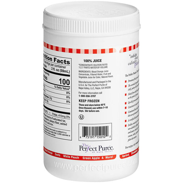 Perfect Puree Blood Orange 100% Fruit Concentrate 30 oz.